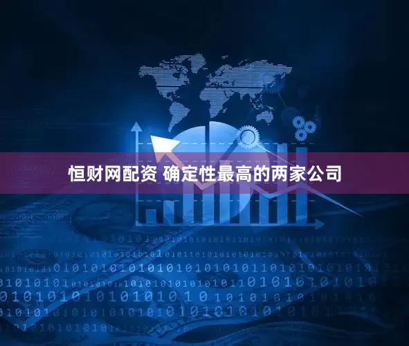 恒财网配资 确定性最高的两家公司