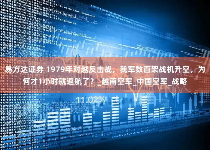 易方达证券 1979年对越反击战，我军数百架战机升空，为何才1小时就返航了？_越南空军_中国空军_战略